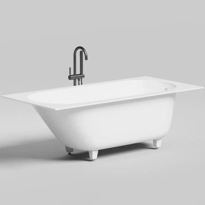 Ванна из литьевого мрамора Salini Ornella 170х80 102314M матовая