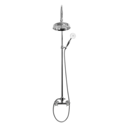 LORD-CD-30-02-M Душевая колонна со смесителем, верхним и ручным душем Исполнение: Бронза, Ручки: Бронза  LORD-CD-30-02-M Душевая колонна со смесителем, верхним и ручным душем Исполнение: Бронза, Ручки: Бронза