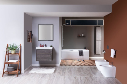 Шторка для ванны Aquanet SG-750, прозрачное стекло