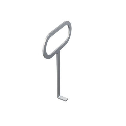 Крючок для изъятия решетки