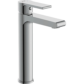 Смеситель для раковины высокий BRASKO однорычажный клик клак 63024