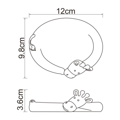 Мыльница Lippe, 12х3,6х9,8 см, желтая, K-8129