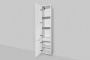 Шкаф-колонна подвесной левый, 175х35х30 см, белый,  Like M80CHL0356WG