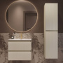 База под раковину Welle 600 подвесная, 2 выкатных ящика soft-close, M.Beige