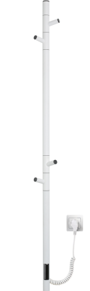 Полотенцесушитель электрический Vincea VTD-1DWE 15х140, белый, таймер Полотенцесушитель электрический Vincea VTD-1DWE 15х140, белый, таймер