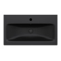 M90WCC0752BM GEM, Раковина мебельная, керамическая, 75 см, встроенная, цвет: Черный матовый M90WCC0752BM GEM, Раковина мебельная, керамическая, 75 см, встроенная, цвет: Черный матовый