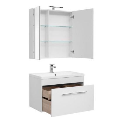 Мебель для ванной Aquanet Августа 90 белый (раковина Нота NEW)