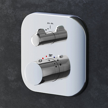 Смеситель Для душа с термостатом, монтируемый в стену F3075600 Sensation