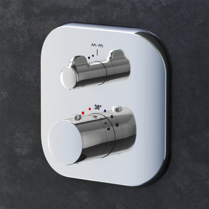 Смеситель Для душа с термостатом, монтируемый в стену F3075600 Sensation