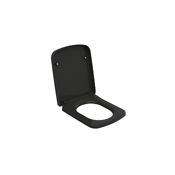 Сиденье с крышкой Scala, дюропласт, плавное опускание, черный, арт. A0312-005, шт Сиденье с крышкой Scala, дюропласт, плавное опускание, черный, арт. A0312-005, шт