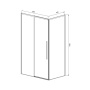 Душевой уголок Slim-N VSR-4SN8013CL, 1300*800, хром, стекло прозрачное Душевой уголок Slim-N VSR-4SN8013CL, 1300*800, хром, стекло прозрачное