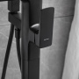 Смеситель для ванны с душем Allen Brau Infinity 5.21009-31 (с внутренней частью) черный матовый