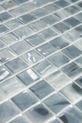 Стеклянная мозаика 7104 Oasis Grey 25x25, Oasis