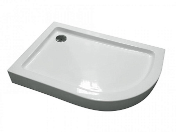 Поддон душевой 120х80см, левосторонний