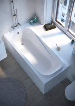 Ванна из литьевого мрамора 170х70 см Creto Nova 23-1112