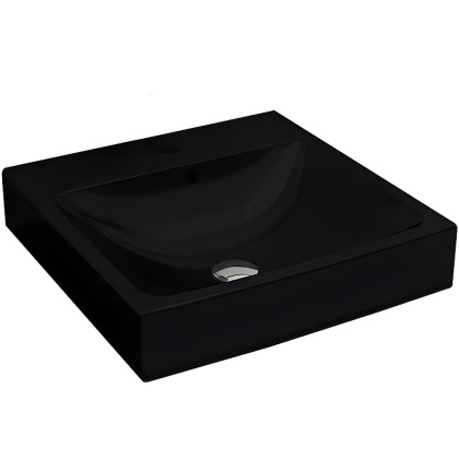Раковина Scala Arch накл., 480*480, 1 отв. смес.,черный 1076-005-0126, шт