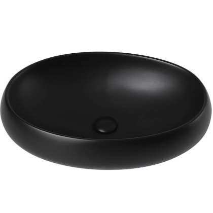 Раковина накладная ABBER Bequem AC2102MB черная матовая Раковина накладная ABBER Bequem AC2102MB черная матовая
