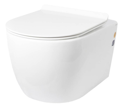 Унитаз подвесной безободковый Creto Logan L1 белый - (крышка в комплекте) 1001-001-L1W Унитаз подвесной безободковый Creto Logan L1 белый - (крышка в комплекте) 1001-001-L1W