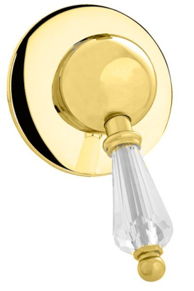 VINTAGE-DIM-01-Sw-N Встраиваемый смеситель для душа Исполнение: Хром, Ручки: Swarovski Nero 