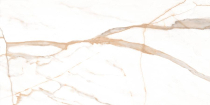 Calacatta Goddes Gold Керамогранит белый 60х120 Полированный