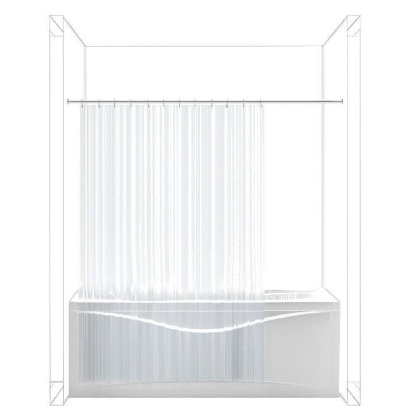 Карниз для ванны Aquanet прямой 190