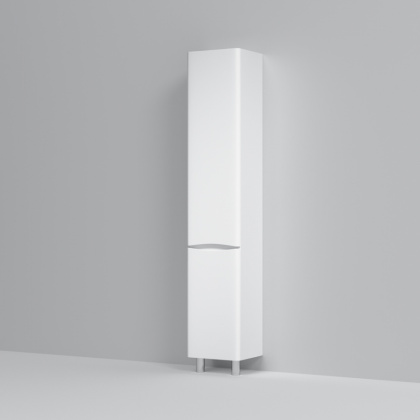 Шкаф-колонна напольный левый Like, 190х35х30 см, белый, M80CSL0356WG