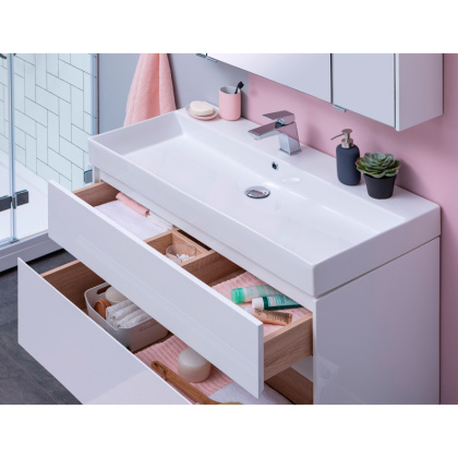 Мебель для ванной Aquanet Бруклин 85 белый