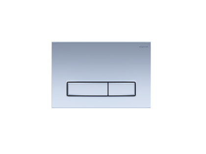 Панель смыва Aquatek Slim Хром матовая (клавиши прямоугольные) KDI-0000024