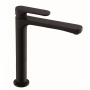 Смеситель для раковины OLE однорычажный высокий без донного клапана, матовый черный Смеситель для раковины OLE однорычажный высокий без донного клапана, матовый черный