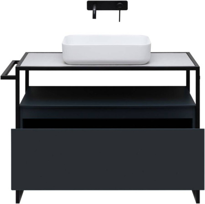 Тумба под раковину Allen Brau Priority 100 1.31003.AM антрацит матовый