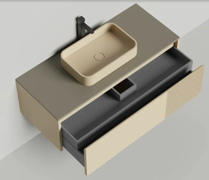 Подвесная тумба Domino 1200, эмаль