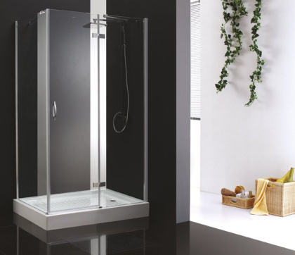 BERGAMO-W-AH-1-120/100-C-Cr-L Душевой уголок