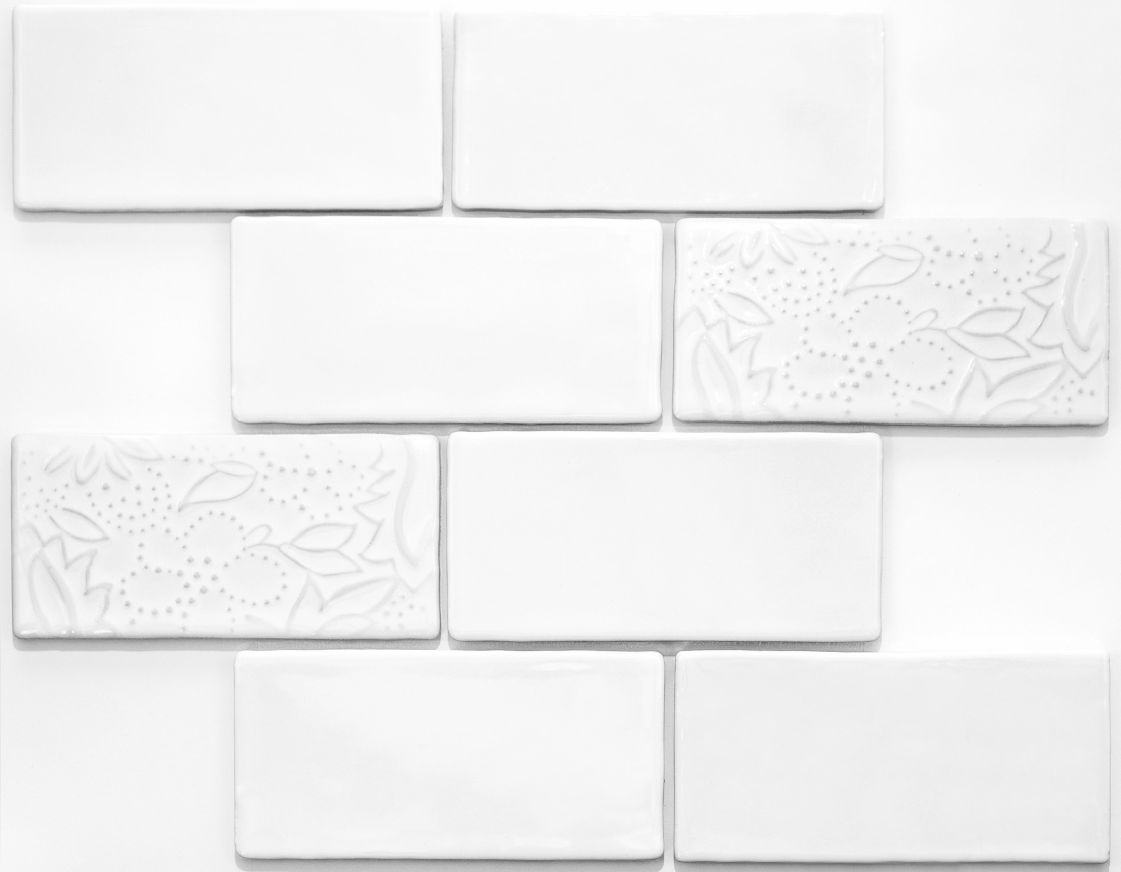 Мозаика PQ73150-03 керамика глянцевая (73*150) 315*310 сетка