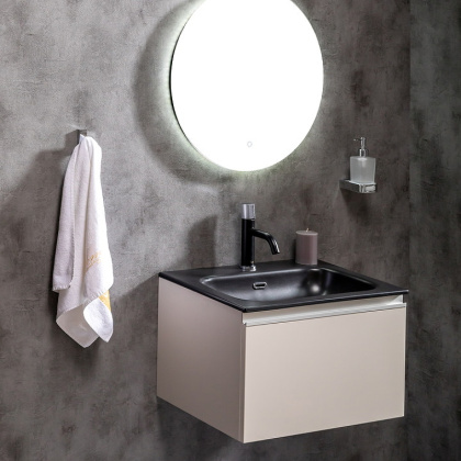 Тумба без раковины Vallessi 60*46см КАШЕМИР матовый, 1 полка 837-060-C Boheme