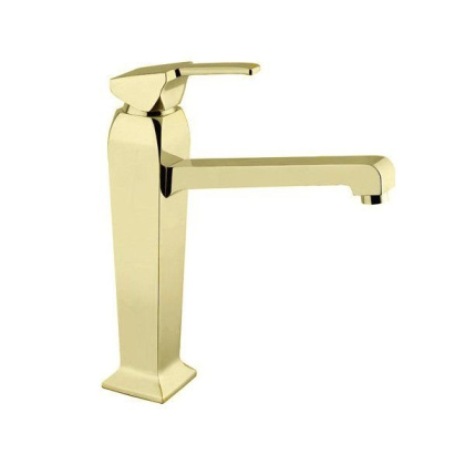 LEGEND-LSM2-A-03/24 Смеситель на раковину однорычажный, высокий, с донным клапаном, золото, ручка золото LEGEND-LSM2-A-03/24 Смеситель на раковину однорычажный, высокий, с донным клапаном, золото, ручка золото