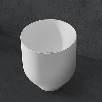 Раковина накладная ABBER Stein AS2618 белая матовая Раковина накладная ABBER Stein AS2618 белая матовая