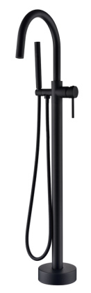 Смеситель напольный Uno BLACK Смеситель напольный Uno BLACK