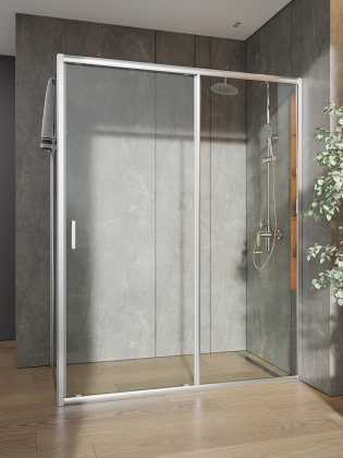 Душевой уголок Orange E23-15080TCR без поддона 150х80, стекло прозрачное Душевой уголок Orange E23-15080TCR без поддона 150х80, стекло прозрачное