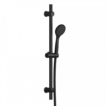 D0108000BL Comfort душевой комплект, ручной душ 1F, стойка 600 мм, Черный D0108000BL Comfort душевой комплект, ручной душ 1F, стойка 600 мм, Черный