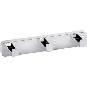 Вешалка для полотенец Bemeta Via 135006242 Хром,  с 3 крючками