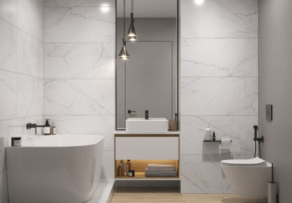 Керамогранит Meissen Keramik Dream белый ректификат 44,8x89,8 A16665