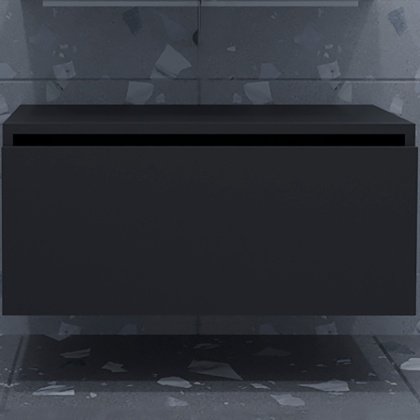 Ящик под столешницу 60см АНТРАЦИТ глянец VALLESSI UNO-S 897-060-A glossy Boheme