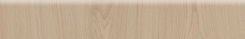Плинтус Альберони бежевый светлый матовый обрезной 60x9,5x0,9
