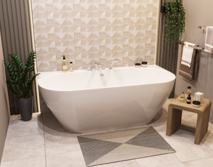 Ванна "Майами" пристенная 1700х855