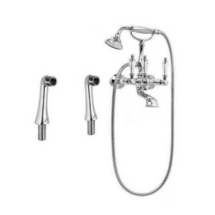 DIAMOND-PBV-01-Sw Смеситель на борт ванны Исполнение: Хром, Ручки: Swarovski  DIAMOND-PBV-01-Sw Смеситель на борт ванны Исполнение: Хром, Ручки: Swarovski