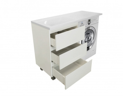 Тумба напольная под умывальник Dallas Luxe 1150х482 3 ящика (ШхГхВ) 498х476х860