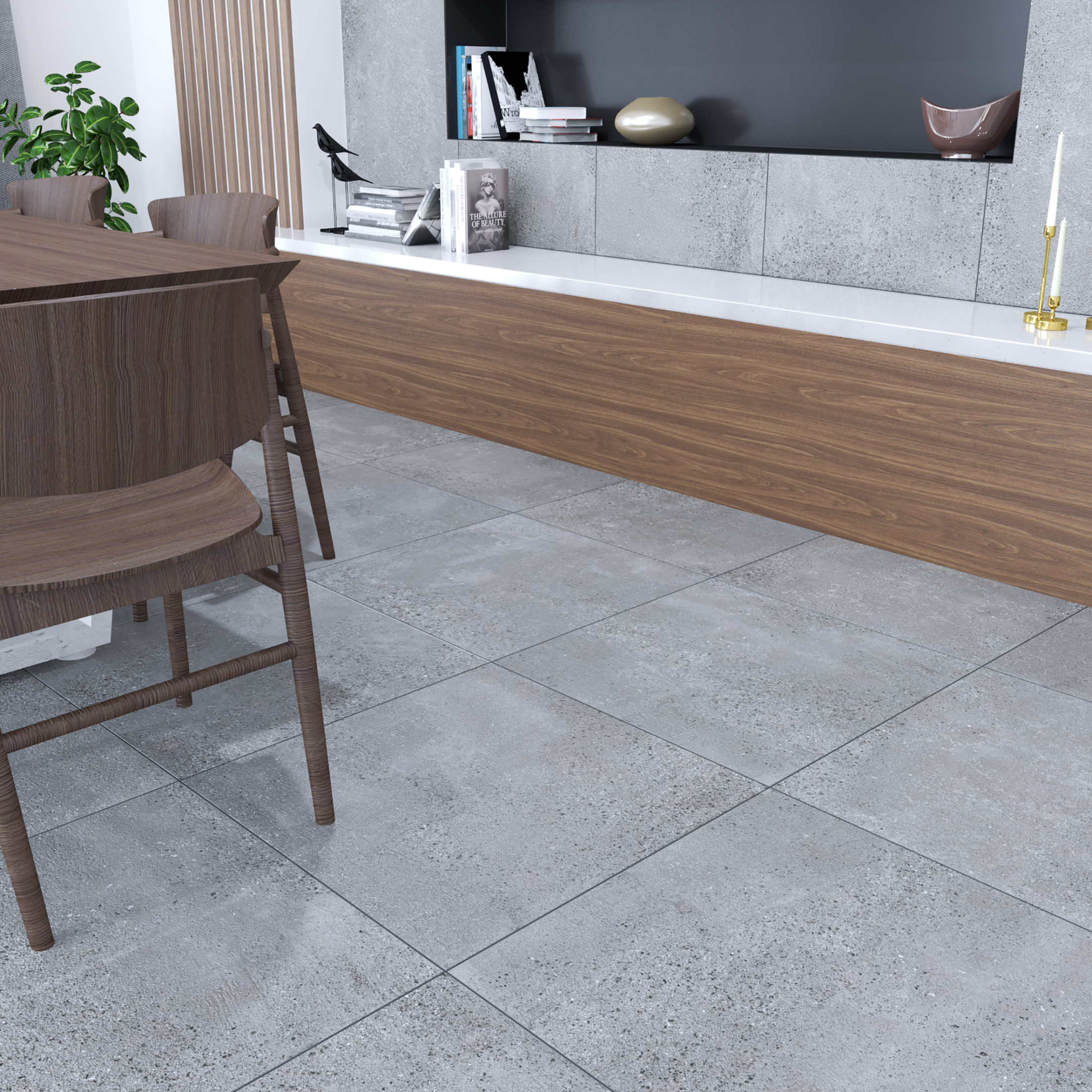 Керамогранит Laparet Tiffany графитовый матовый 60х120 (2шт_1,44м2), м2