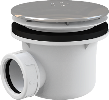 Сифон для душевого поддона, металл LUX