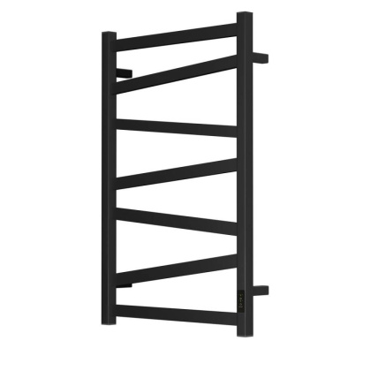 Полотенцесушитель электрический Point Феникс PN15858B П7 500x800, диммер справа, черный Полотенцесушитель электрический Point Феникс PN15858B П7 500x800, диммер справа, черный