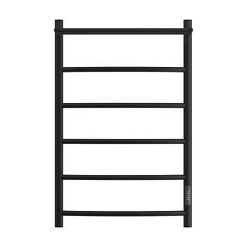 Полотенцесушитель электрический Point Афина PN04858PB П5 500x800 с полкой, диммер справа, черный Полотенцесушитель электрический Point Афина PN04858PB П5 500x800 с полкой, диммер справа, черный